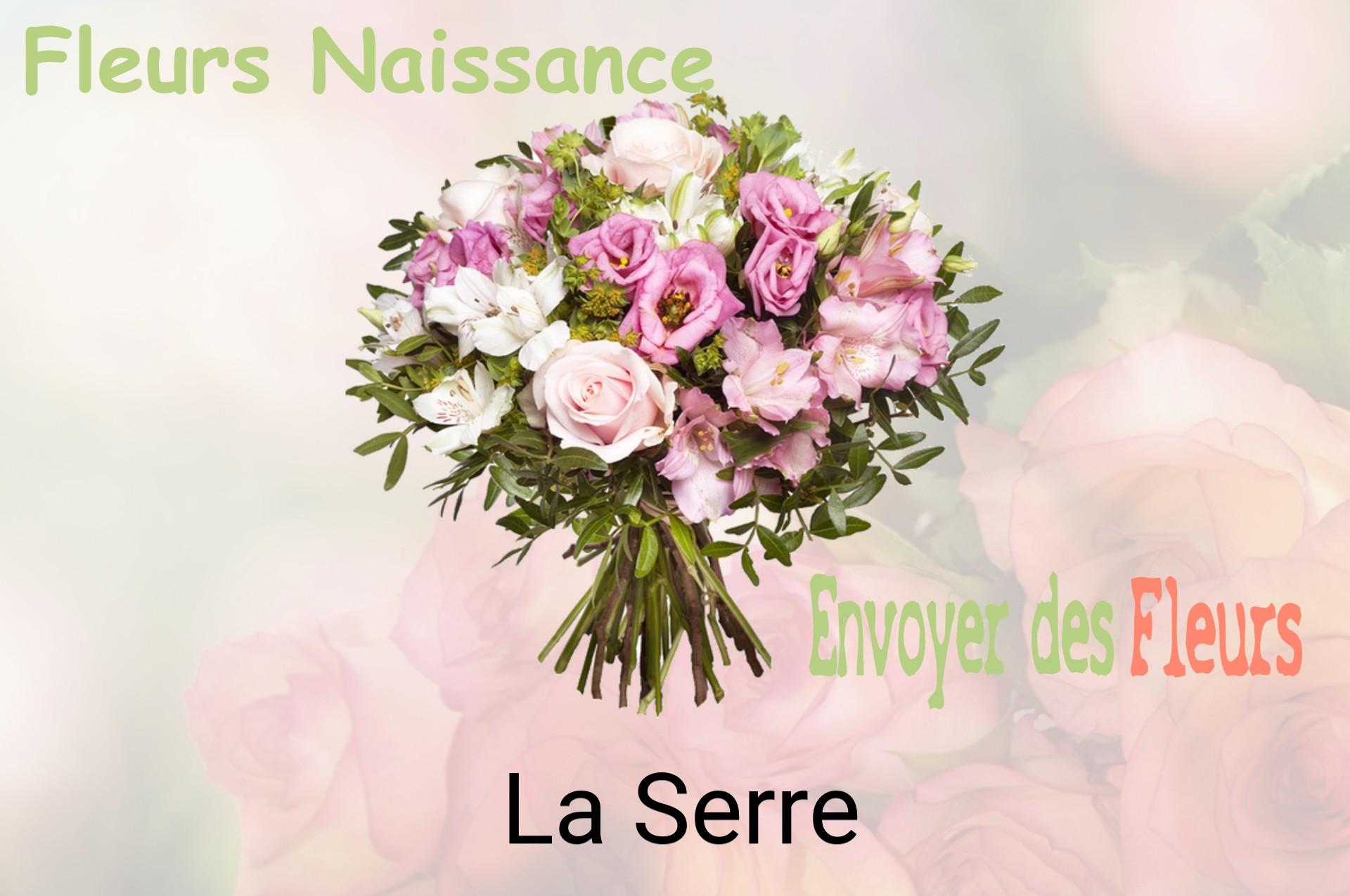 Bouquet de fleurs de naissance livré à La Serre
